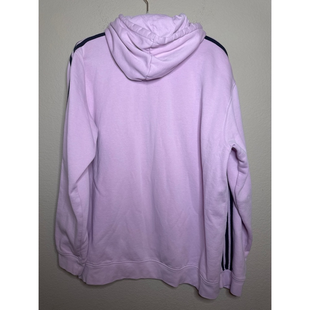 Adidas 3-Stripe Pink Hoodie Size Extra Large - Picture 4 of 5
